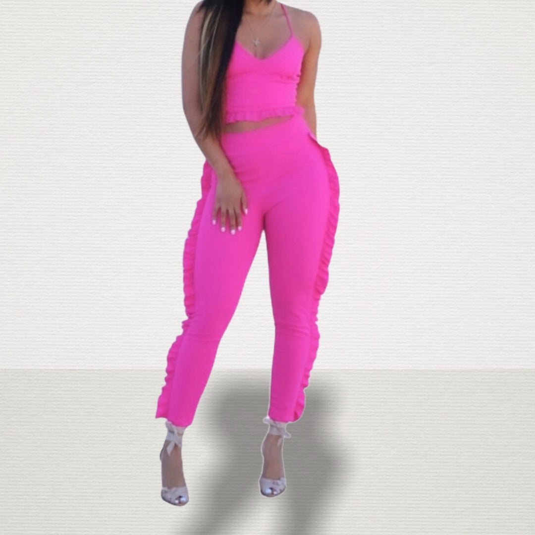 Pink Ruffle - TASTEYBOUTIQUE