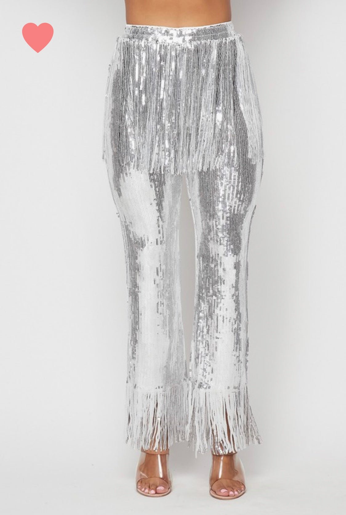 Sequin Fringe Pants - TASTEYBOUTIQUE